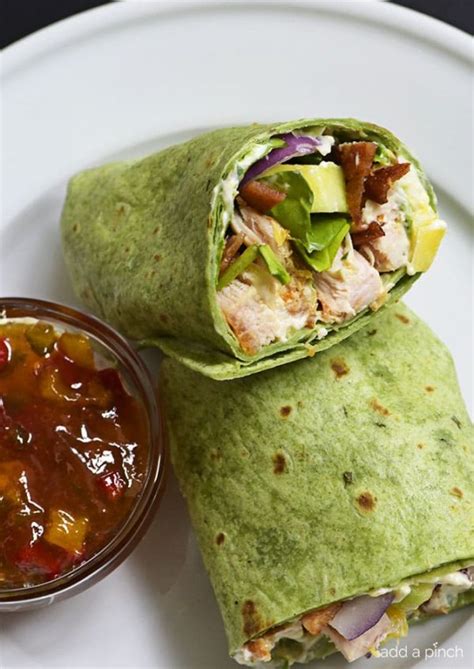 Sweet and Spicy Chicken Wraps Recipe - Add a Pinch