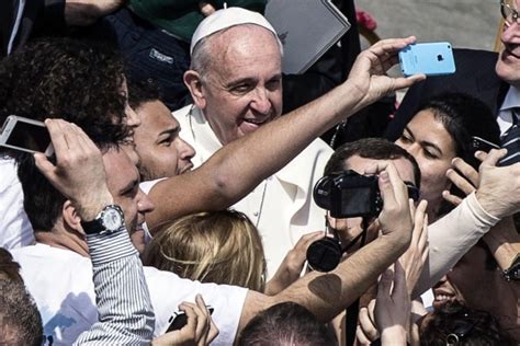 Pope Poses For Selfies After Mass