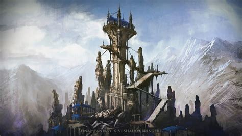 Fortress Concept Art Final Fantasy Xiv Shadowbringers Art Gallery