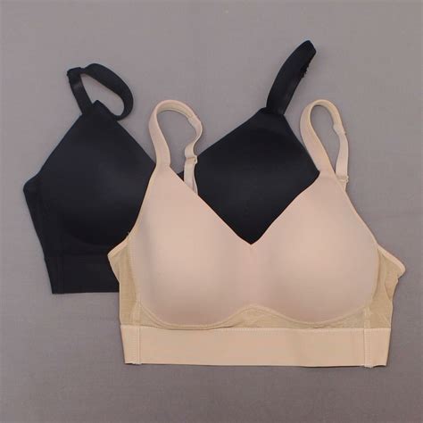 Rhonda Shear Lot Of Molded Cup Bra With Mesh Back Detail Nude My XXX Hot Girl