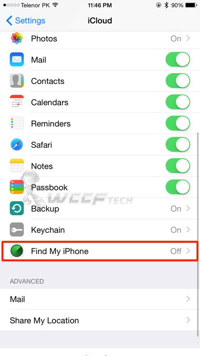 How To Enable Find My Iphone On Iphone Ipad