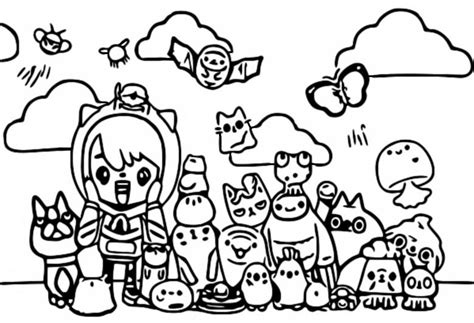 Toca life world coloring pages. Coloring page Toca Life : Pets 5