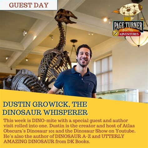 Guest Day Dustin Growick The Dinosaur Whisperer Oregon Trail Library District