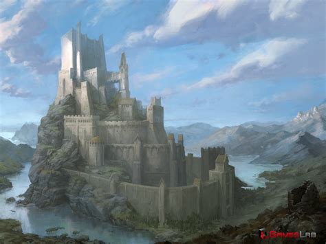 Fortress Dane Madgwick Fantasy Castle Fortress Fantasy Fantasy City