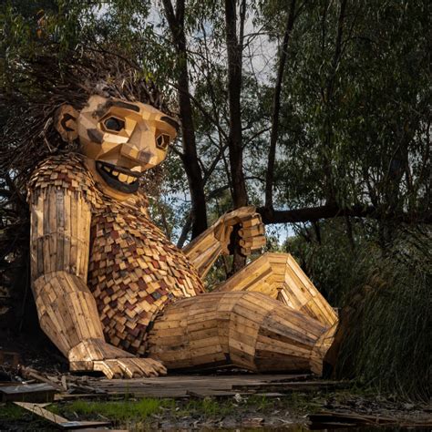 Thomas Dambo The Danish Recycle Artist Bringing His Giant Wooden