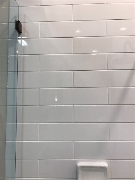 White Subway Shower Tile Ideas Design Corral