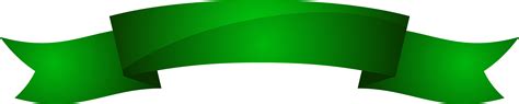 Download Green Ribbon Banner Png Png Image With No Background