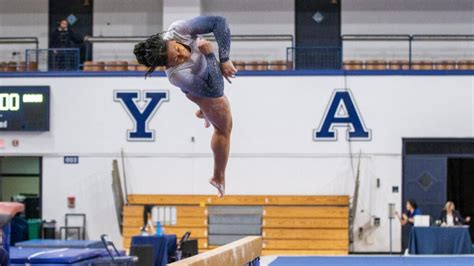 Gymnastics Gymnasts Post Second Highest Team Score At “my Cause My