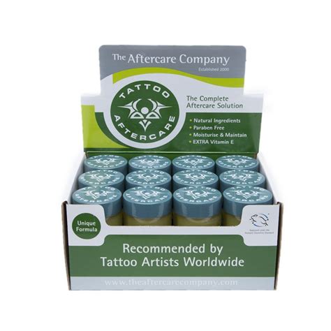 Tattoo Aftercare® Uks 1st Skin Care Range Recommended By