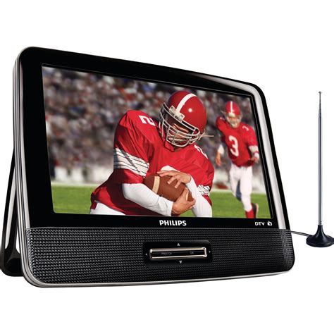 Philips 9 Portable Lcd Digital Tv With Fm Tuner Pt90237 Bandh