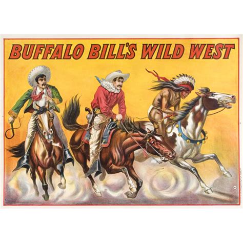 Buffalo Bills Wild West Full Sheet Poster Cowans Auction House