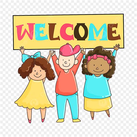 Welcome Letter Clipart Transparent Png Hd Welcome Clipart Colorful