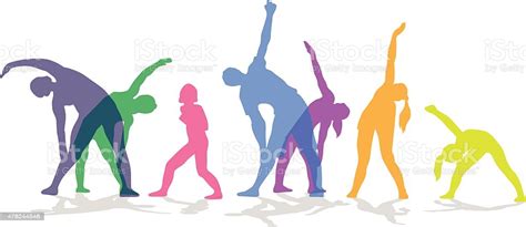 Affordable and search from millions of royalty free images, photos and vectors. Exercise In Group Colored Stock Illustration - Download ...