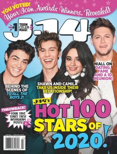 J 14 Magazine Subscription Discount Teen Celebrity Magazine