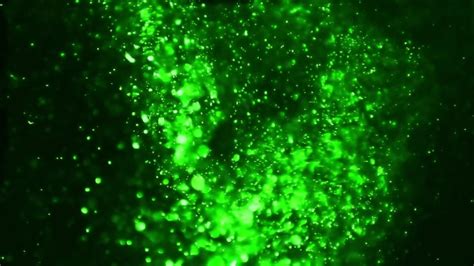 Green Magic Particles Motion Graphics Videohive