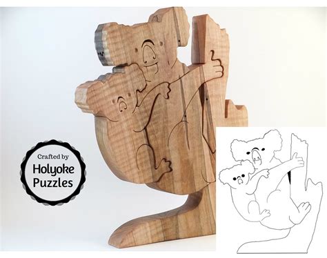 Animal Puzzle Puzzle Art Wood Burning Patterns Wood Patterns Koala