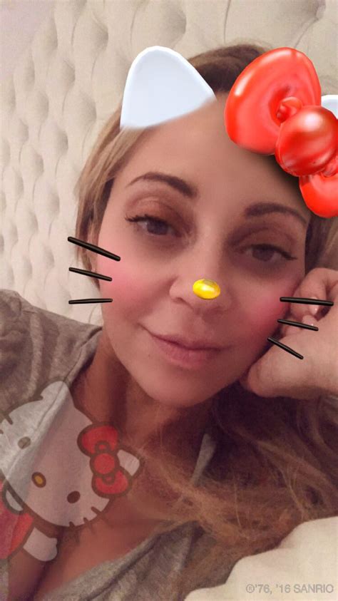 Tara Strong On Twitter When Snapchat Is The First Job You Ever Do Hellokitty