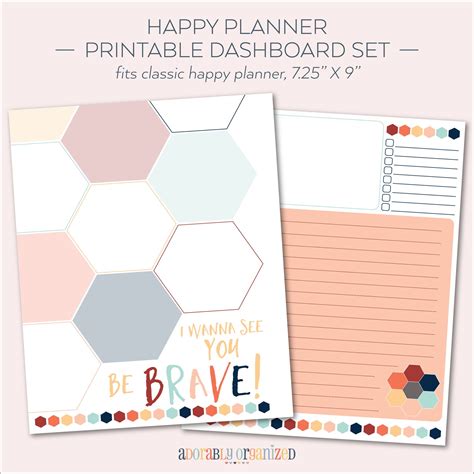 Happy Planner Printable Filler Pages Planner Refills Etsy