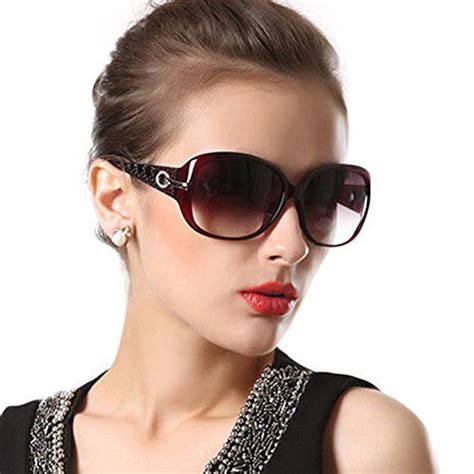 Womens Shades Classic Oversized Polarized Sunglasses 100 Uv