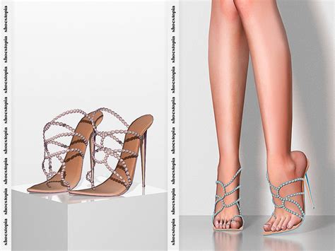 Shoestopia Perla High Heels For The Sims 410 Swatchesfemalesmooth