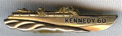 Classic John F Kennedy Jfk 1960 Presidential Race Pt Boat Tie Bar By