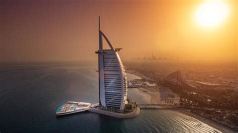 Download 2560x1440 Wallpaper Cityscape Aerial View Dubai Burj Al