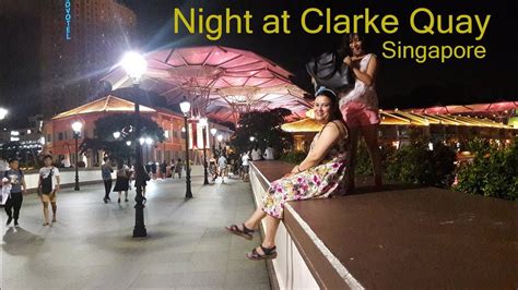 Singapore Clarke Quay River Cruise At Night Youtube