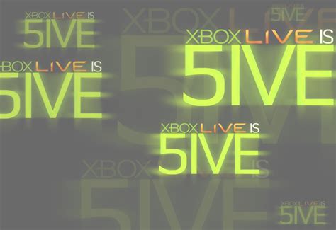 Xbox Live Is 5ive Theme Pack Rxbox360