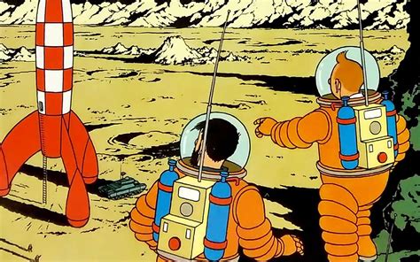 On A Marché Sur La Lune Les Secrets De Tintin Dossier