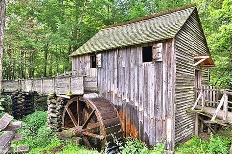 The John Cable Grist Mill Cades Cove Great Smoky Mountains By Lisa