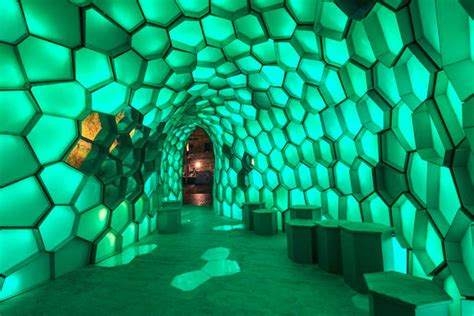 Want Your Own Honeycomb Hive Vivid Sydneys Led Cellular Tessellation