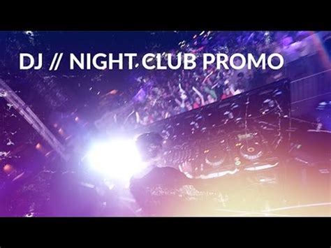 Get these amazing templates and elements for free and elevate your video projects. DJ // Night Club Promo | After Effects template - YouTube
