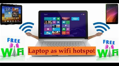 How To Make Laptop As Wifi Hotspot No Youtube