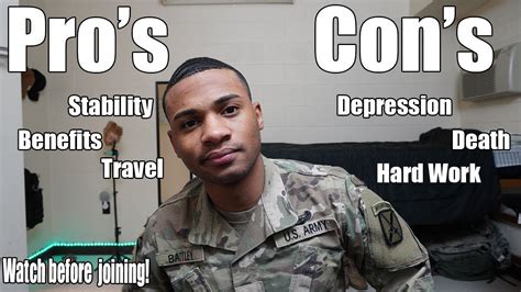 Pros And Cons Of Joining Army