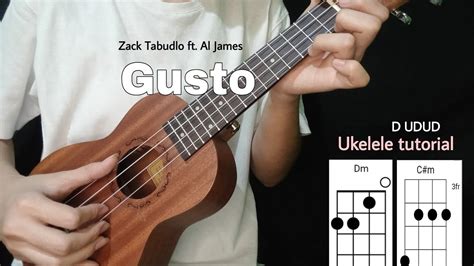 Gusto Zack Tabudlo Ft Al James Ukelele Tutorial With Lyrics