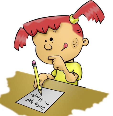 Children Writing Clipart Animated Child And Other Clipart Images On