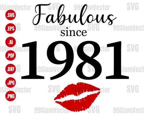 Chapter 39 Fabulous Since 1981 Thirty Nine Fabulous Etsy