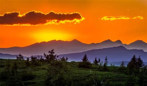 Free Image on Pixabay - Mountains, Field, Sunset, Sunrise | Sunset ...