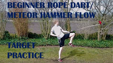 Beginner Rope Dart Meteor Hammer Flow Target Practice YouTube
