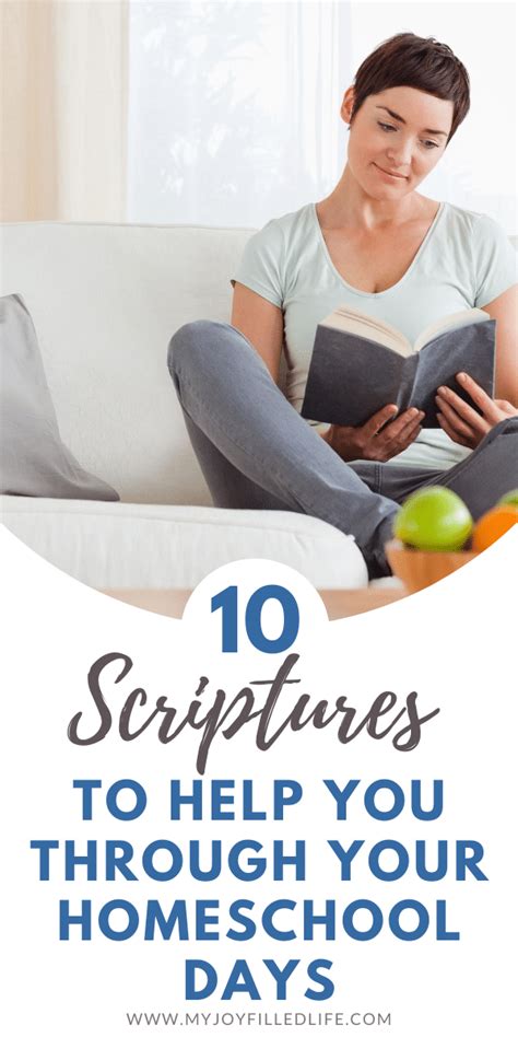 10 Scripture Verses To Help You Through Your Homeschool Days
