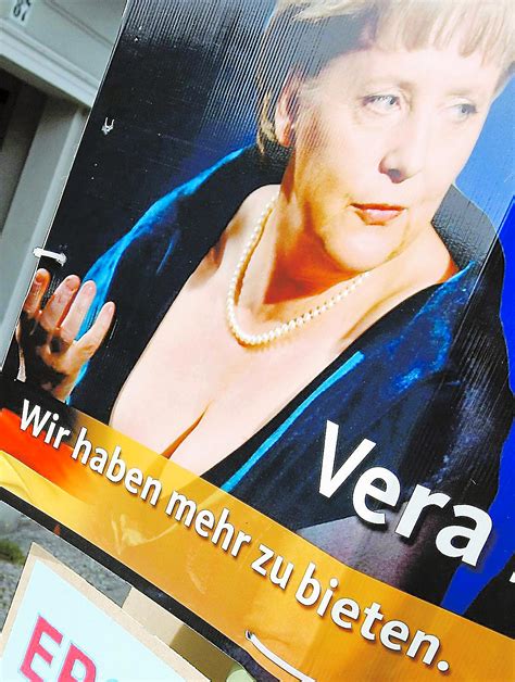 Här Tuttar Merkel På Tyska Valet