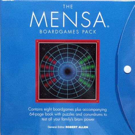 The Mensa Board Games Pack By Robert Allen Goodreads