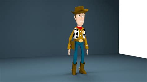 Artstation Toy Story 3d Woody Model