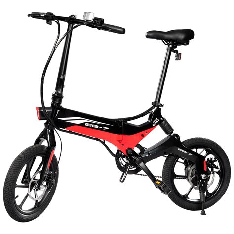 Swagtron Eb5 Lightweight Folding Electric Bike With Pedals And Power