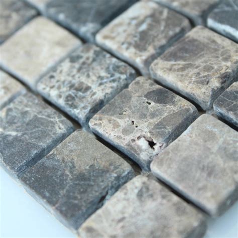 Classic, timeless stone like the dijon limestone or dove grey limestone have beautiful, neutral tones and will sit well in most properties. Stone Mosaic Tile Square Grey Patterns Bathroom Wall Marble Kitchen Backsplash Floor Tiles SGS58-20B