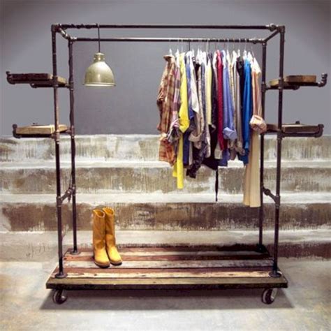 Inspiring 20 Popular Clothes Rack Design Ideas For Simple Clothes