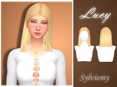 Lucy Hairstyle By Sylviemy At Tsr Sims 4 Updates