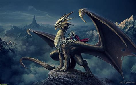 Awesome Dragon Fantasy Wallpaper Pc Background Wallpaper Hd