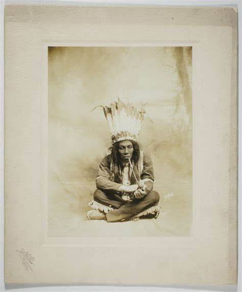 Unidentified Man In Native American Dress International Center Of