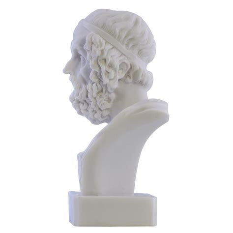 Homer Bust Head Epic Poet Author Iliad And The Odyssey Greek Statue